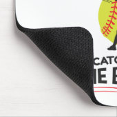 Tapis De Souris Softball Pitcher Funny Continuez à faire pivoter l (Coin)