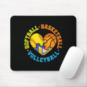 Tapis De Souris Softll Sketll Volleyll (Avec souris)