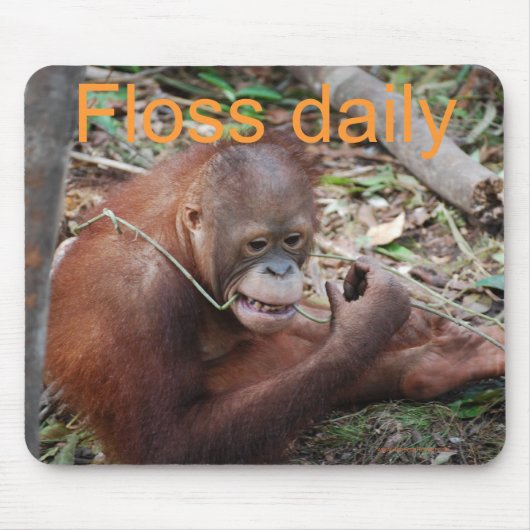 Tapis De Souris Soie mignonne vos dents animales (Devant)