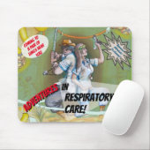 Tapis De Souris Soins respiratoires Aventure Moster Poster Souris (Avec souris)