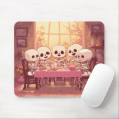 Tapis De Souris Soirée Cute Skeleton - Mousepad (Avec souris)