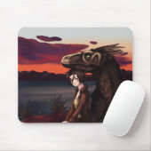 Tapis De Souris Soirée Paisible (Avec souris)