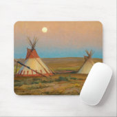 Tapis De Souris Soirée sur la réserve Blackfoot de Dixon (Avec souris)