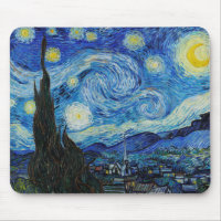 Soirée Van Gogh Starry. Impressionnisme art vintag