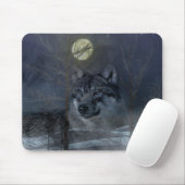 Tapis De Souris Soirée Wolf Spirit Moon (Avec souris)