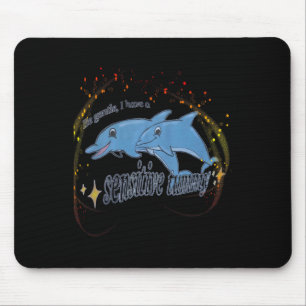 Tapis De Souris Sois Doux J'Ai Une Estomac Tummy Sensible