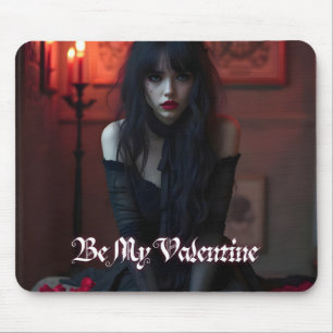 Tapis De Souris Sois ma Saint Valentin en romance noire