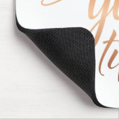 Tapis De Souris Sois-Tu Belle Copper Script Lettrant Self Love (Coin)