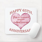 Tapis De Souris soixante-cinquième. Anniversaire (Avec souris)