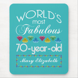 Tapis De Souris soixante-dixième Anniversaire la plupart des