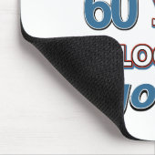 Tapis De Souris soixantième conceptions d'anniversaire d'année (Coin)