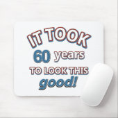 Tapis De Souris soixantième conceptions d'anniversaire d'année (Avec souris)