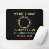 Tapis De Souris Solar Eclipse 2024 Anniversaire présent 4.8.24 Tot (Avec souris)