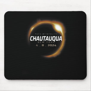 Tapis De Souris Solar Eclipse 2024 Chautauqua New York 8 avril 202