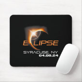 Tapis De Souris Solar Eclipse 2024 Syracuse New York (Avec souris)