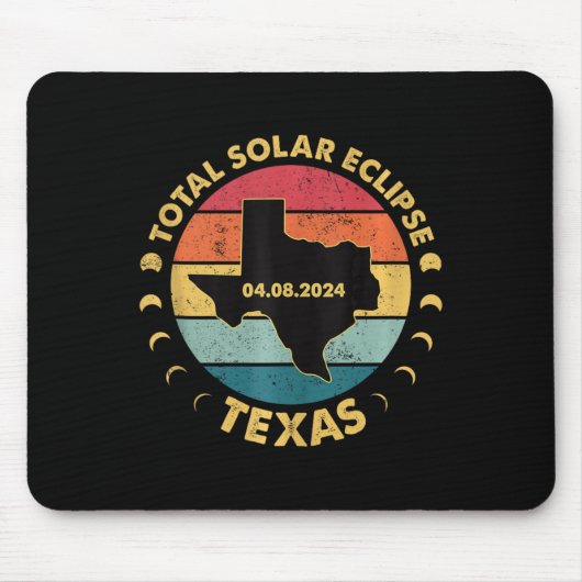 Tapis De Souris Solar Eclipse 2024 Texas Solar Eclipse Débardeur (Devant)