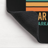 Tapis De Souris Solar Eclipse Arkansas Avril 8 2024 Totalité (Coin)
