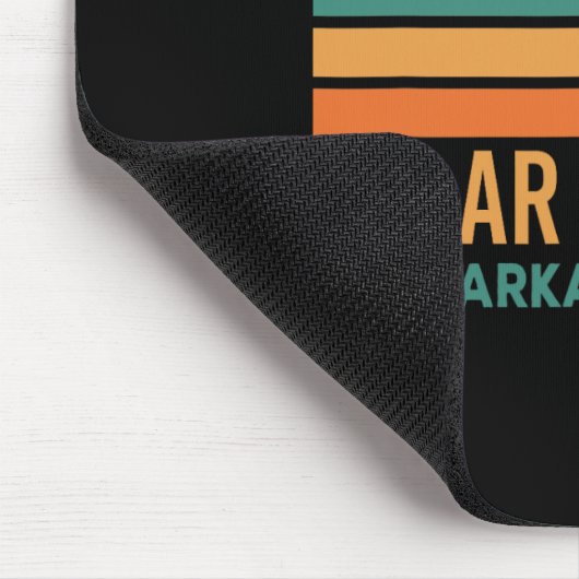 Tapis De Souris Solar Eclipse Arkansas Avril 8 2024 Totalité (Coin)