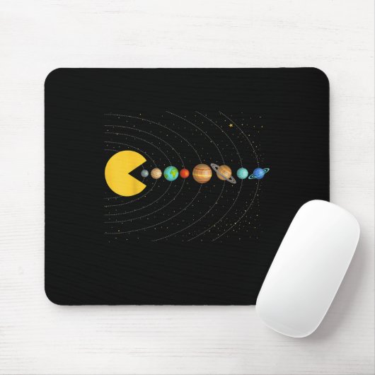 Tapis De Souris Solar System Astronomy Space Video Games Funny Gra (Avec souris)