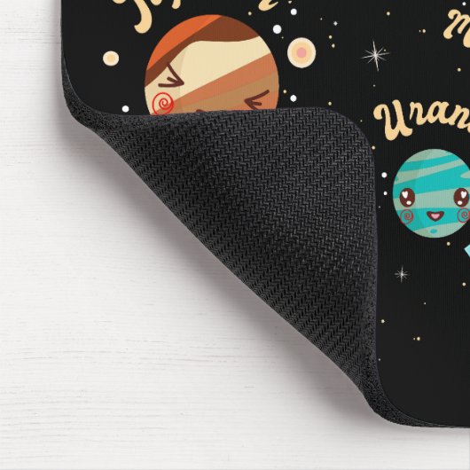 Tapis De Souris Solar System Planets Kids Knowledge Outer Space (Coin)