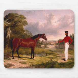 Tapis De Souris Soldat avec le cheval d'un officier