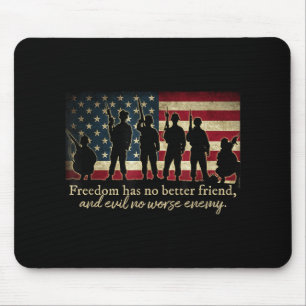 Tapis De Souris Soldat Patriotique Forces Spéciales Et Anciens Com