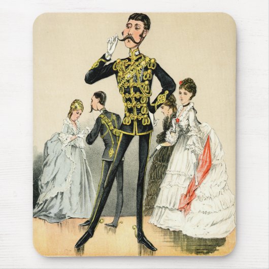 Tapis De Souris Soldat victorien des 10èmes hussards royaux (Devant)