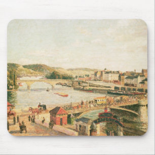 Tapis De Souris Soleil à Rouen, 1896 (huile sur la toile)