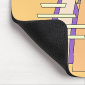 Tapis De Souris Soleil abstrait, ombres, reflets et structures (Coin)