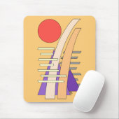 Tapis De Souris Soleil abstrait, ombres, reflets et structures (Avec souris)