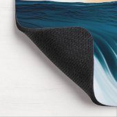 Tapis De Souris Soleil au-dessus des vagues océaniques (Coin)