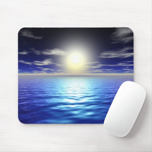 Tapis De Souris Soleil bleu (Avec souris)