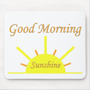 Tapis De Souris Soleil bonjour