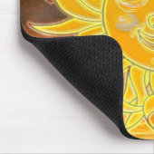Tapis De Souris Soleil céleste Nouvel Âge (Coin)