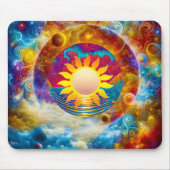 Tapis De Souris Soleil Cosmique (Devant)