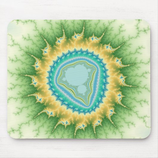 Tapis De Souris Soleil enchanté - Mousepad fractal (Devant)