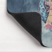 Tapis de souris Soleil et Lune (Coin)