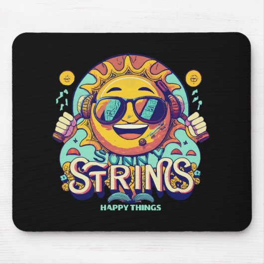 Tapis De Souris soleil hip hop (Devant)