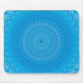 Tapis De Souris Soleil Mandala bleu clair (Devant)