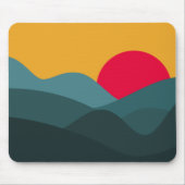 Tapis De Souris Soleil minimal (Devant)