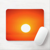 Tapis De Souris soleil orange (Avec souris)