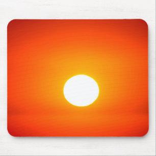 Tapis De Souris soleil orange