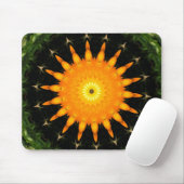 Tapis de souris soleil orange (Avec souris)
