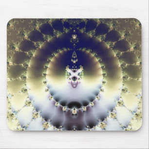 Tapis De Souris Soleil psychédélique