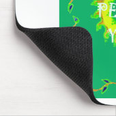 Tapis De Souris Soleil Rayonnant : Paix Soyez Avec Vous Impression (Coin)
