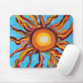 Tapis De Souris Soleil sauvage (Avec souris)