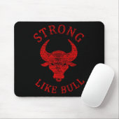 Tapis De Souris Solide Comme Taureau Bodybuilding Et Power Lifing (Avec souris)