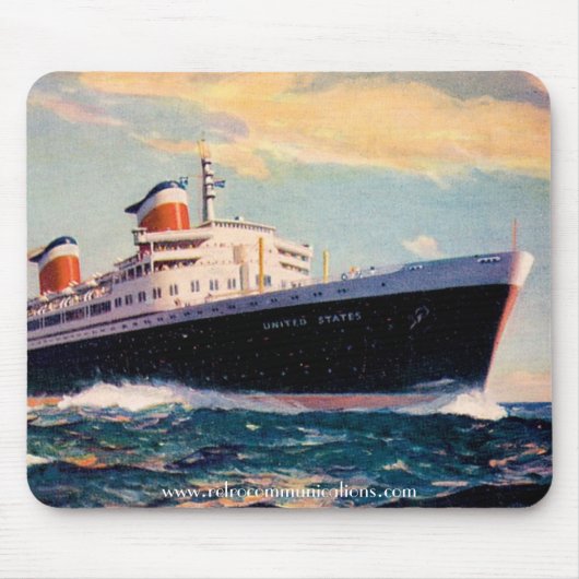 Tapis De Souris solides solubles Etats-Unis Mousepad (Devant)
