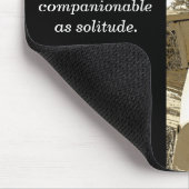 Tapis De Souris Solitude - Citation Thoreau - pavé souris (Coin)