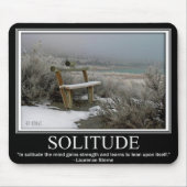 Tapis De Souris SOLITUDE Mousepad - de motivation (Devant)